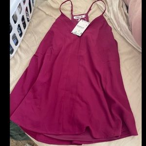 NWT fuchsia tank top